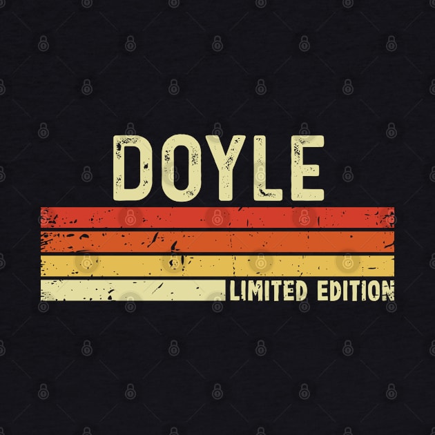 Doyle Name Vintage Retro Limited Edition Gift by CoolDesignsDz